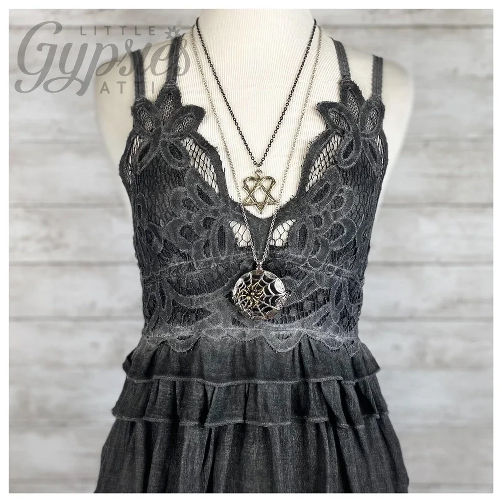 POL Sweet Burnout Flirty Lace Top - Picture 5 of 11